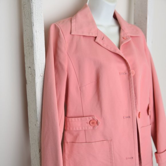 LOFT Jackets & Coats Ann Taylor Loft Pink Trench Coat Poshmark